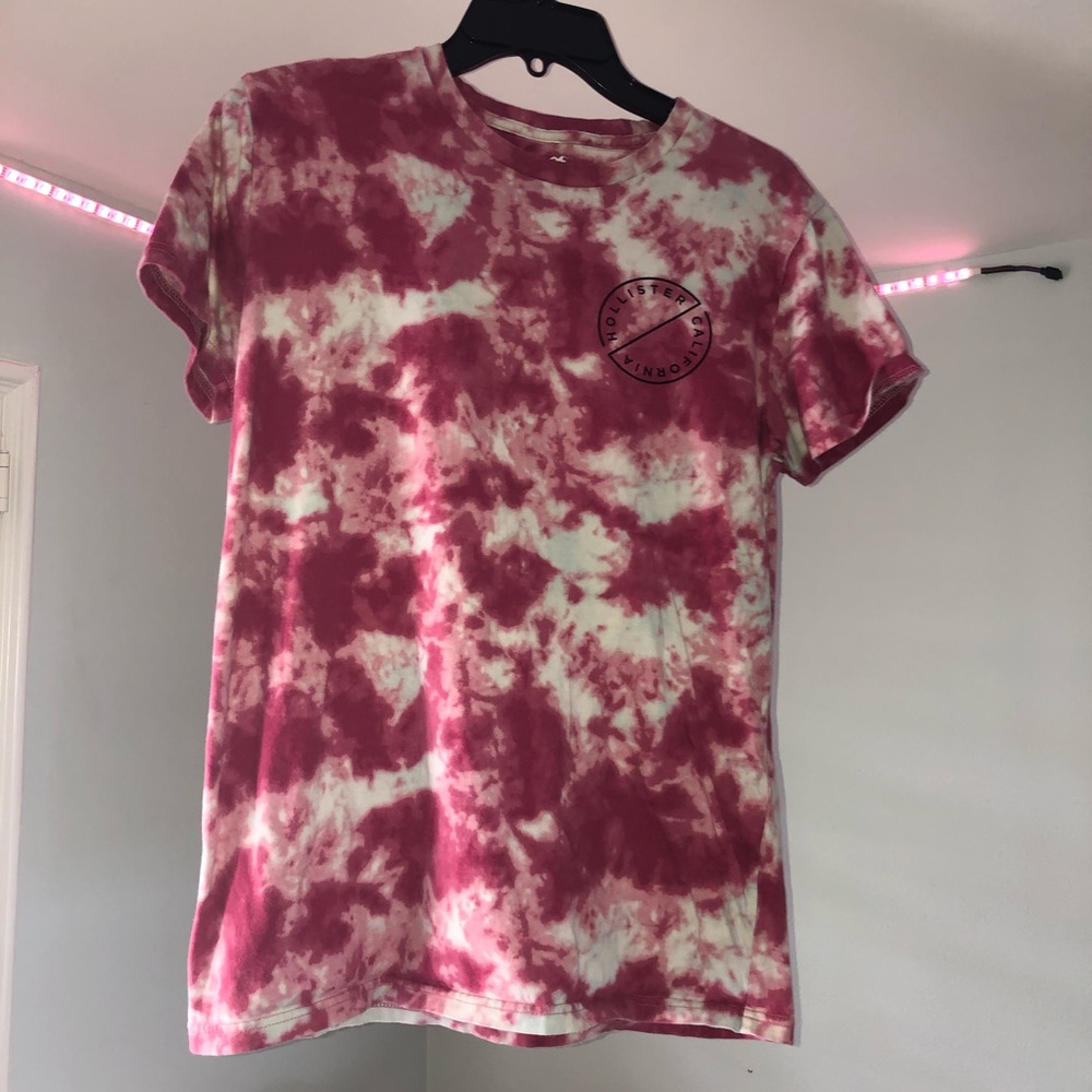 ❌SOLD - Soft hollister tie dye shirt